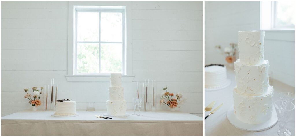 wedding cake table 