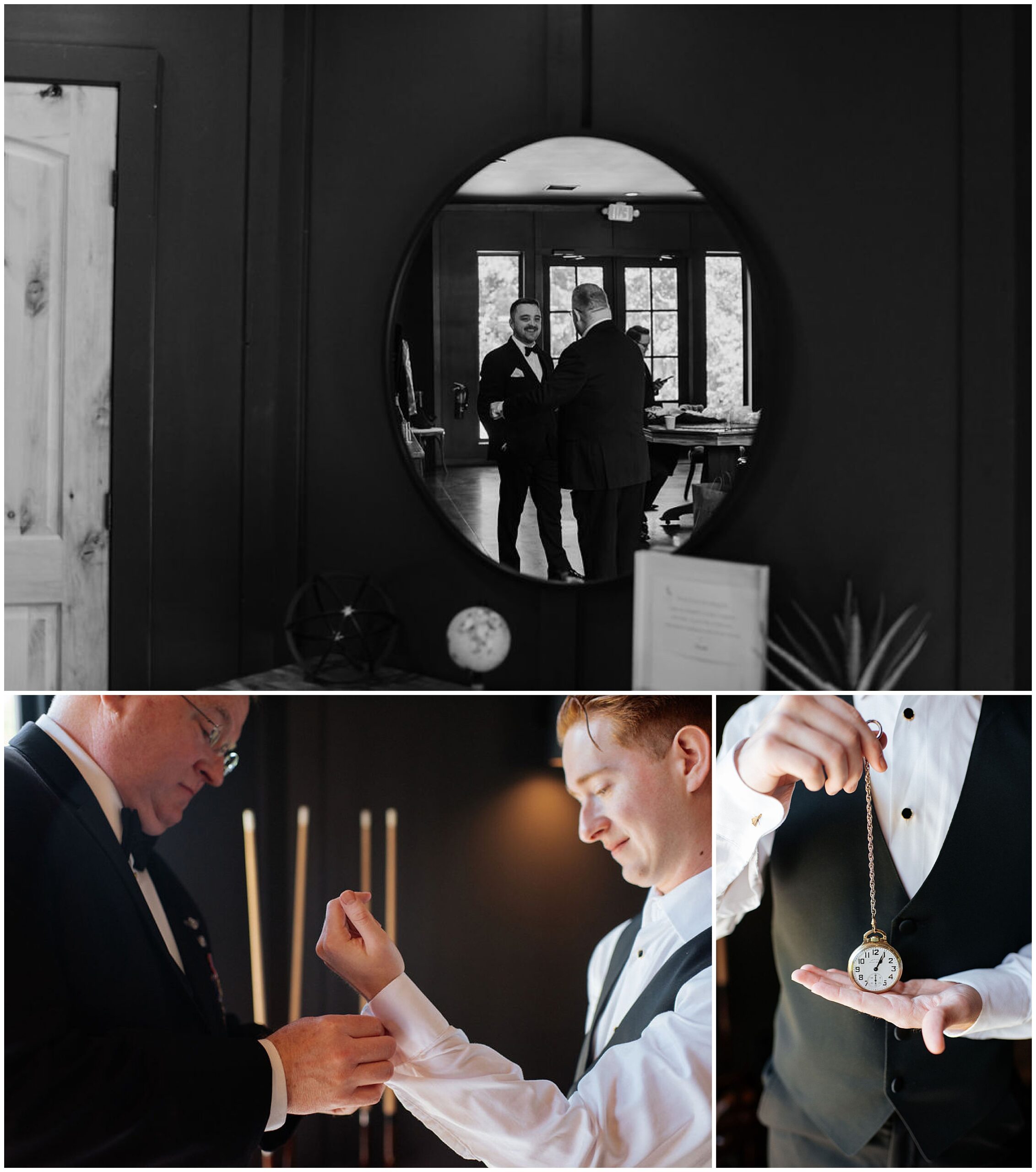 Groom Getting Ready